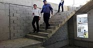 PAZARCIK KAYMAKAMI AYDIN KUR’AN KURSU İNŞAATINI İNCELEDİ