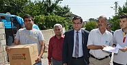 PAZARCIK’TA ERZAK DAĞITIMI YAPILDI.