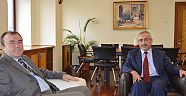 REKTÖR DEVECİ’YE EMNİYET MÜDÜRÜ ADALAR’DAN HAYIRLI OLSUN ZİYARETİ.