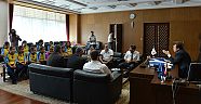 ŞAMPİYON HENTBOLCULARDAN BAŞKAN ERKOÇ’A ZİYARET.