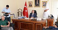 ŞAMPİYONDAN SPORSEVER BAŞKANA ZİYARET.
