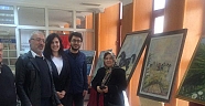 Sanatçı Abdurrahman Terzinin 10. Kişisel resim sergisi NFK’da açıldı.