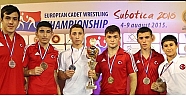 SERBEST GÜREŞ MİLLİ TAKIMIMIZ, AVRUPA İKİNCİSİ OLDU