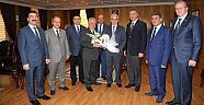SERBEST MUHASEBECİ VE MALİ MÜŞAVİRLER ODASI YÖNETİMİ’NDEN VALİ GÜVENÇER’E ZİYARET