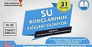 SU BORÇLARINA YÖNELİK YAPILANDIRMA İŞLEMLERİ DEVAM EDİYOR