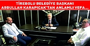 TİREBOLU BELEDİYE BAŞKANI ABDULLAH KARAPIÇAK’TAN ANLAMLI VEFA… OKUL MÜDÜRÜ EMRULLAH BALBABA'YA ZİYARET