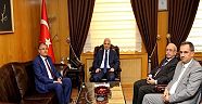TÜRK TARİH KURUMU BAŞKANI PROF.DR. REFİK TURAN’DAN VALİ GÜVENÇER’E ZİYARET.