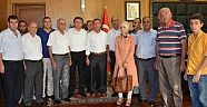 TÜRKOĞLU BELEDİYESİ MECLİS ÜYELERİNDEN BÜYÜKŞEHİR BELEDİYE BAŞKANI ERKOÇ‘A ZİYARET.