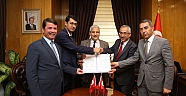 TÜRKOĞLU İLÇEMİZE HAYIRLI OLSUN.YENİ YÜKSEKOKUL PROTOKOLÜ İMZALANDI.