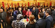 VALİ GÜVENÇER VE BAYAN GÜVENÇER, CUMHURİYETİN İLANININ 92. YILDÖNÜMÜ NEDENİYLE RESEPSİYON VERDİ