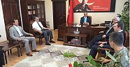 VALİ MUSTAFA HAKAN GÜVENÇERDEN KAYMAKAM DR.MEHMET BOZTEPEYE ZİYARET.