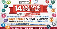 YAZ SPOR OKULU KAYITLARI BAŞLIYOR