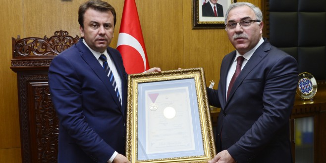 TOKİ BAŞKANI TURAN’DAN BAŞKAN ERKOÇ’A ZİYARET