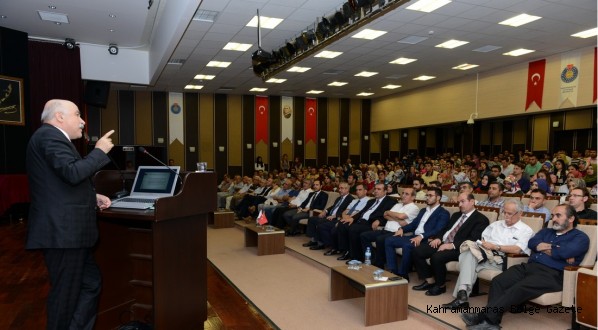 Türk Ocakları Genel Başkanı Prof. Dr. Mehmet Öz, KSÜ’de “Türklerde Devlet Anlayışı” Konulu Konferans Verdi