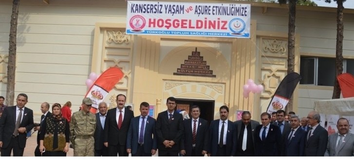 TÜRKOĞLUNDA KANSERE KARŞI MÜCADELE PROĞRAMINA YOĞUN İLGİ.