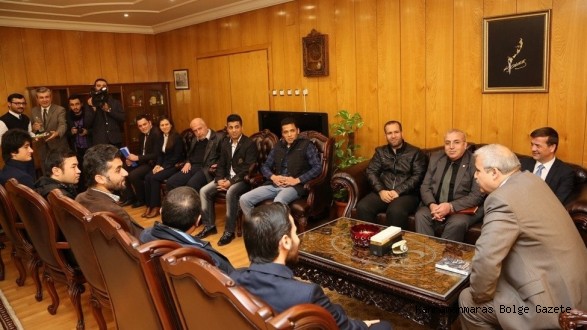 VALİ GÜVENÇER İLİMİZDEKİ GÖÇMEN TEMSİLCİLERİNİ MAKAMINDA KABUL ETTİ