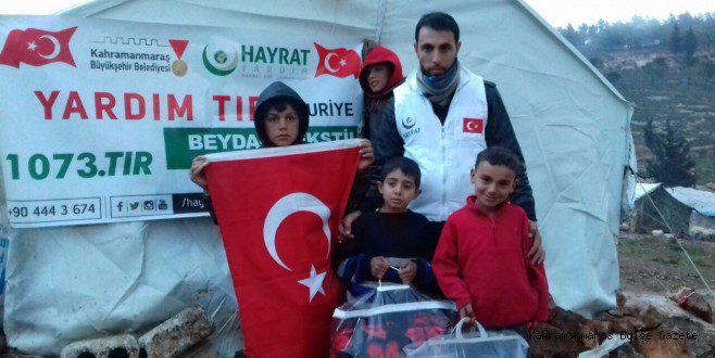 YARDIMLAR İHTİYAÇ SAHİPLERİNE DAĞITILIYOR